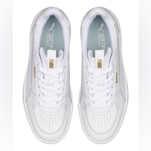 Women's Puma Karmen Rebelle Platform Casual Shoes in White - Picture 7 of 7